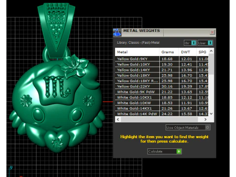 STYLISH CAT PANDANT 3D Print Model