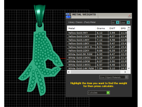 Pendant Real Diamond pendant 3D 打印模型