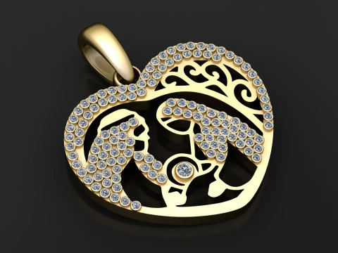 Teamer Vintage Hamil Model Cetak 3D