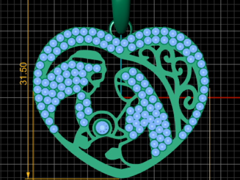 Teamer Vintage Pregnant Modèles 3D en vedette