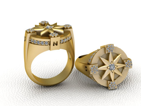 Do jewelry Ring 3Dプリントモデル