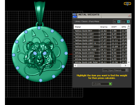LION ANIMAL PENDANT 3D Print Model
