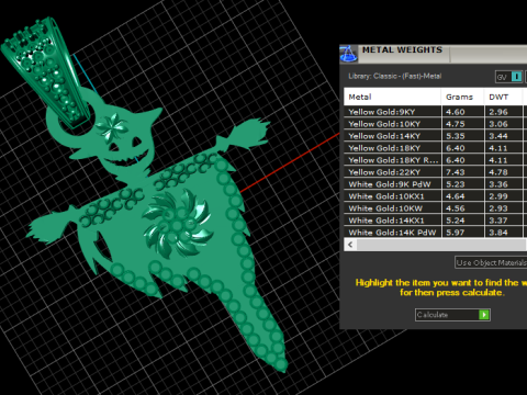 Beautiful 3d jewelry design pendnat 3D 打印模型
