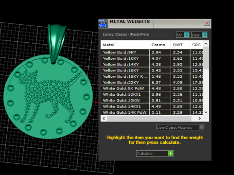 Rhinestone Cute Cat Necklace pendant 3D 프린트 모델