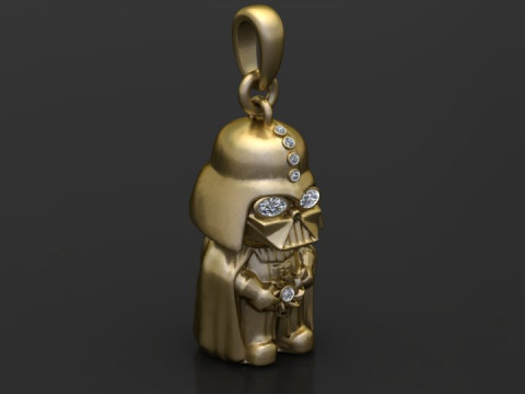 STAR WAR ENEMY PENDANT Model do druku 3D
