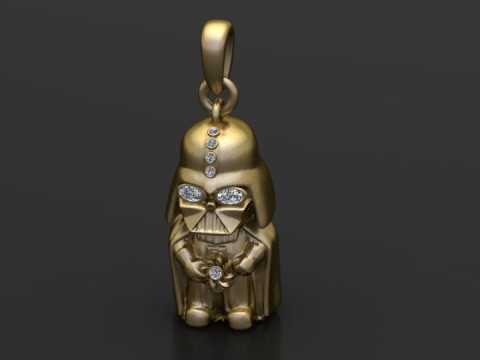 STAR WAR ENEMY PENDANT 3D 프린트 모델