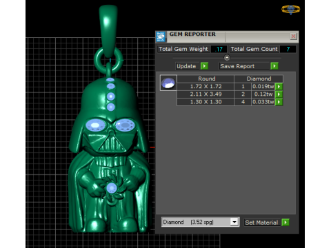 STAR WAR ENEMY PENDANT 3D 프린트 모델