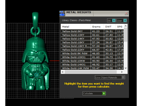 STAR WAR ENEMY PENDANT 3D 프린트 모델