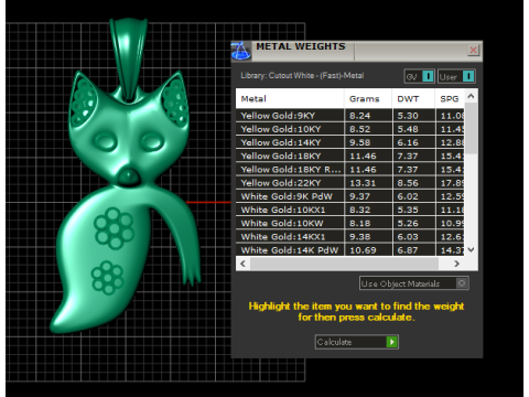 Teamer Cute Cat Kitten Pendant 3D Print Model