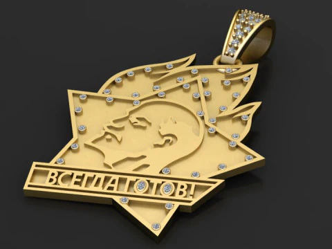 ウラジミール・レーニン ステッカー ユニークなペンダント 3Dプリントモデル