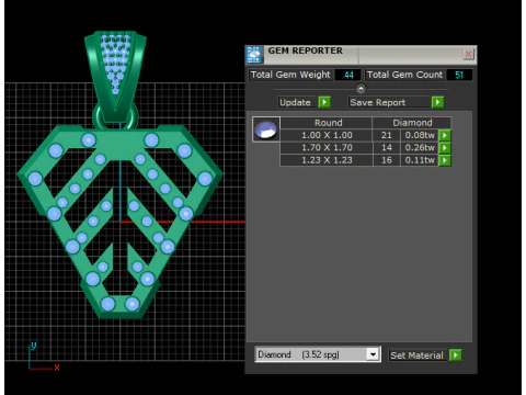 GOLD LOCKET PENDANT 3D Print Model