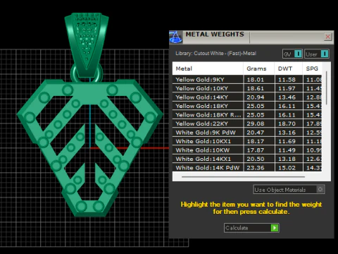 GOLD LOCKET PENDANT 3D Print Model