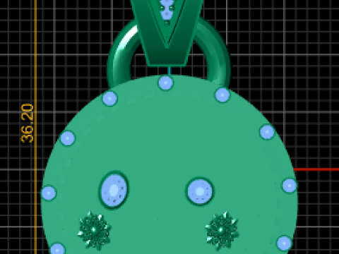 Cat animal pendant Model do druku 3D