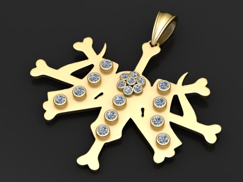 Fashion Butterfly Women Earrings 3d Printable Model pendant 3D 打印模型