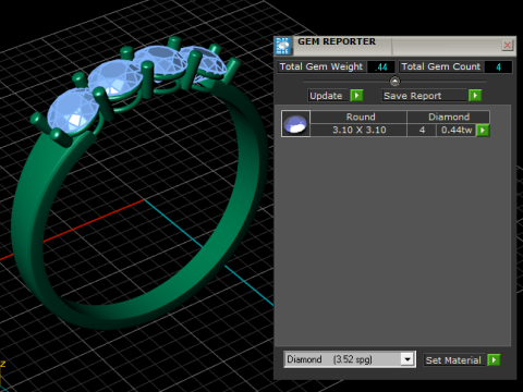 Minimal Ring pendant Modello di stampa 3D