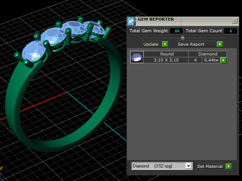 Minimal Ring pendant 3D Print Model