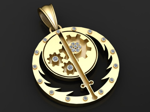 Stainless Steel Pendants Model do druku 3D