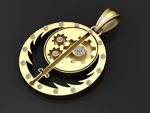 Stainless Steel Pendants 3Dプリントモデル