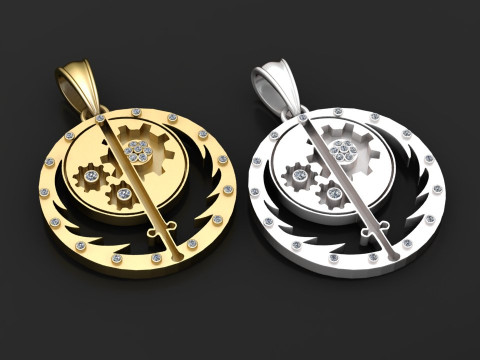 Stainless Steel Pendants 3Dプリントモデル