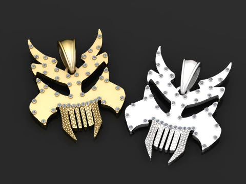 Tatuagem adesivo smbolo pendant 3D Print Model