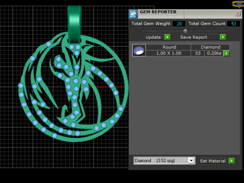 Flame Flying Dragon Pendant 3D-Druckmodell