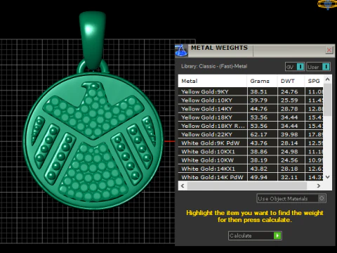 OFFICIAL Agents of Shield pendant 3D Print Model