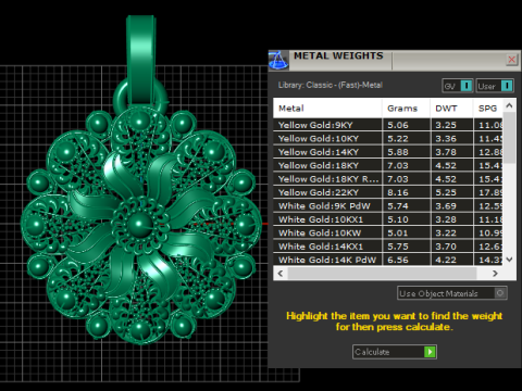 Style Harmony Ball Vintage Bronze Pendant Model Cetak 3D