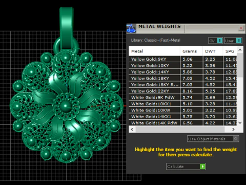Style Harmony Ball Vintage Bronze Pendant 3D Print Model