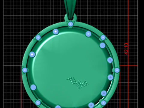 Batman Pendant and chain pendant Modello di stampa 3D
