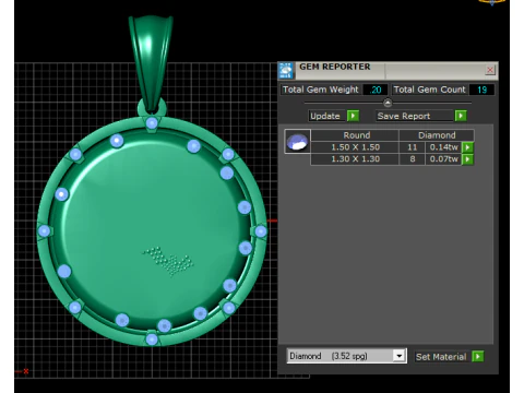 Batman Pendant and chain pendant 3D Print Model