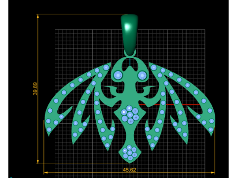 A stylish islamic religious PENDANT 3D Print Model