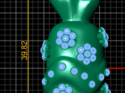 CANDY CANE PENDANT 3D 打印模型