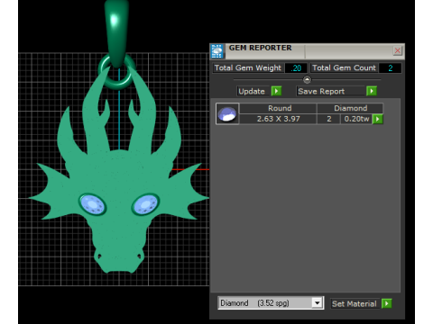 Factory direct sale Chinese PENDANT 3D Print Model