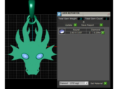 Factory direct sale Chinese PENDANT 3D Print Model