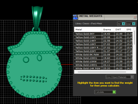 HEART DESIGN FACE EMOJI PENDANT 3D 프린트 모델