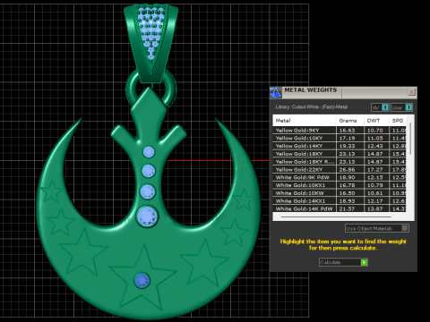 Brand Muslim Crescent Pendant 3D 프린트 모델