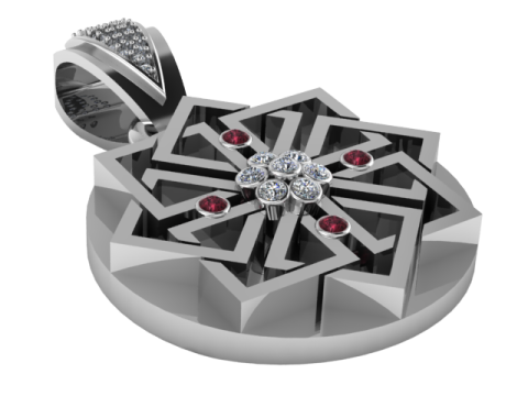 Hannah Martin Store PENDANT 3D PRINTABLE MODEL 3Dプリントモデル
