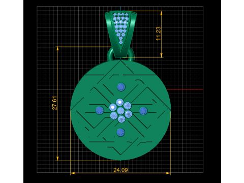 Hannah Martin Store PENDANT 3D PRINTABLE MODEL 3Dプリントモデル