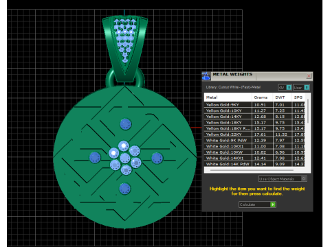 Hannah Martin Store PENDANT 3D PRINTABLE MODEL 3Dプリントモデル