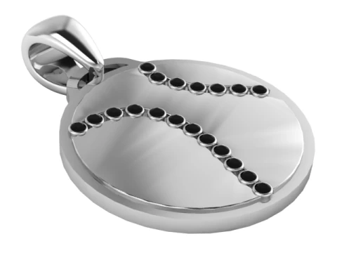 BaseballPendant 3D Print Model