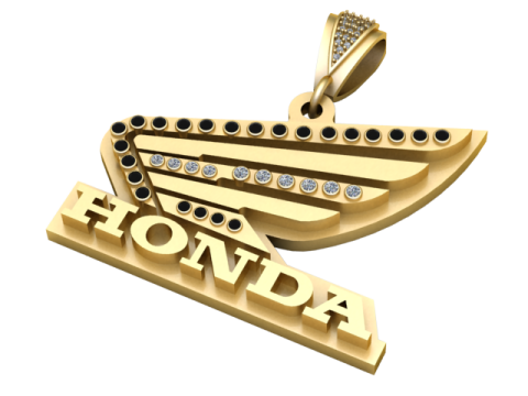 HondaPendant 3D PRINTABLE MODEL 3D-printmodel