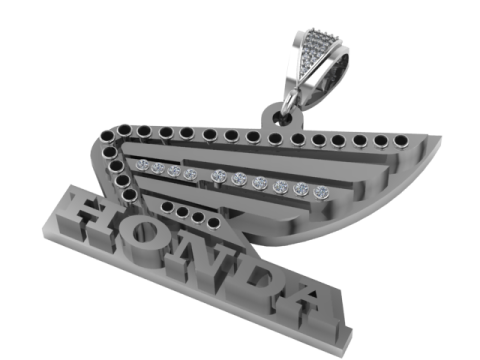 HondaPendant 3D PRINTABLE MODEL 3D-printmodel