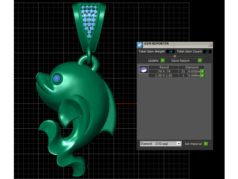 DolphinPendant 3D PRINTABLE MODEL 3D Принт Модель