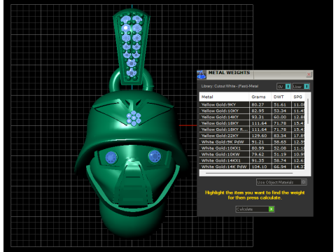 WarriorPendant 3 printable model 3D Print Model