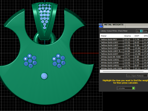Divine Trident Pendant Modelo de impresión 3D
