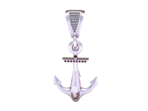 Admirals Anchor Pendant 3D 打印模型