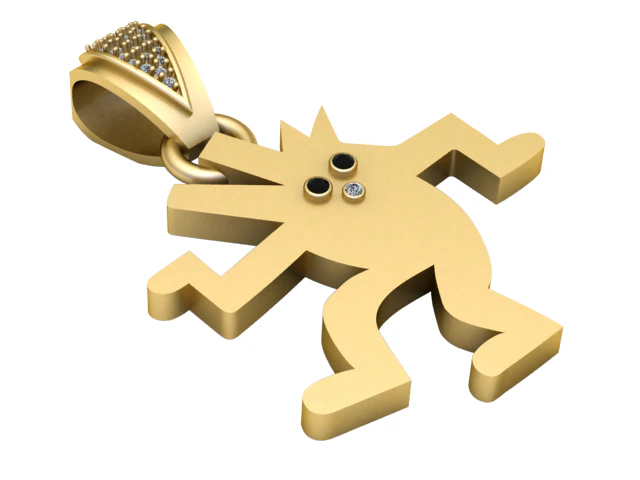 Abstract pendant 3D Print Model .c4d .max .obj .3ds .fbx .stl .blend 