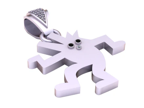 Abstract pendant 3D Print Model