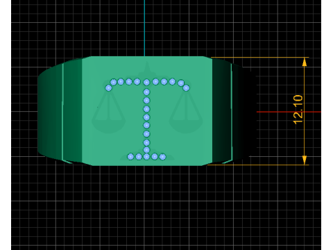 Justice ring Model do druku 3D