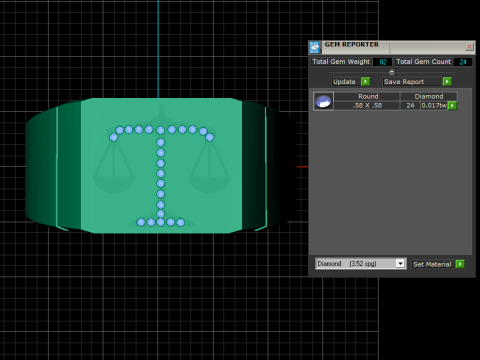 Justice ring Model do druku 3D